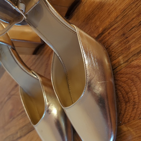 JCrew Factory Ankle Strap Block Heels - Picture 10 of 11